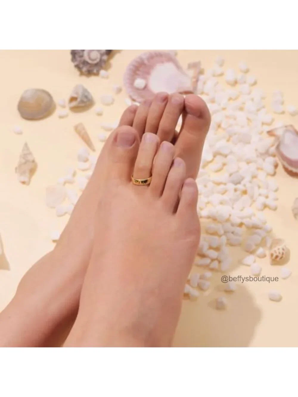 14K Gold Filled Toe Rings for Women Adjustable Non Tarnish Solid Real Gold,